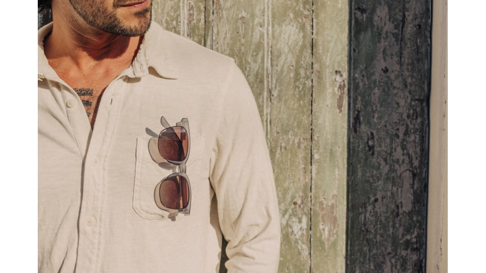 Sunski Cambria Sunglasses, Navy Frame, Amber Lens, SUN-CB-NAM