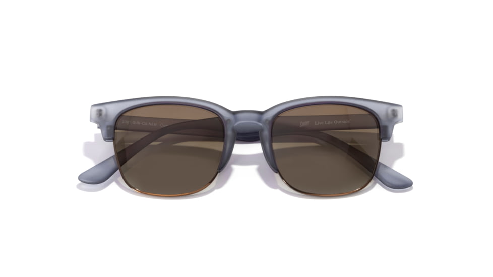Sunski Cambria Sunglasses, Navy Frame, Amber Lens, SUN-CB-NAM