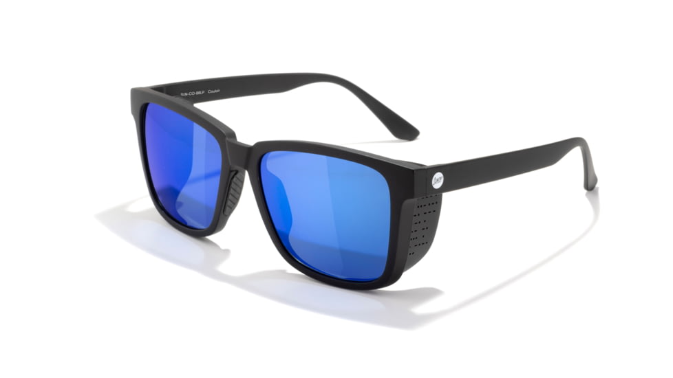 Sunski Couloir Sunglasses, Black Frame, Blue Lens, SUN-CO-BBLP