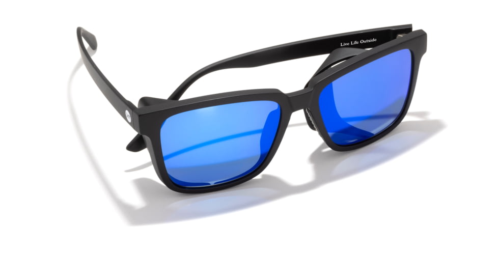 Sunski Couloir Sunglasses, Black Frame, Blue Lens, SUN-CO-BBLP