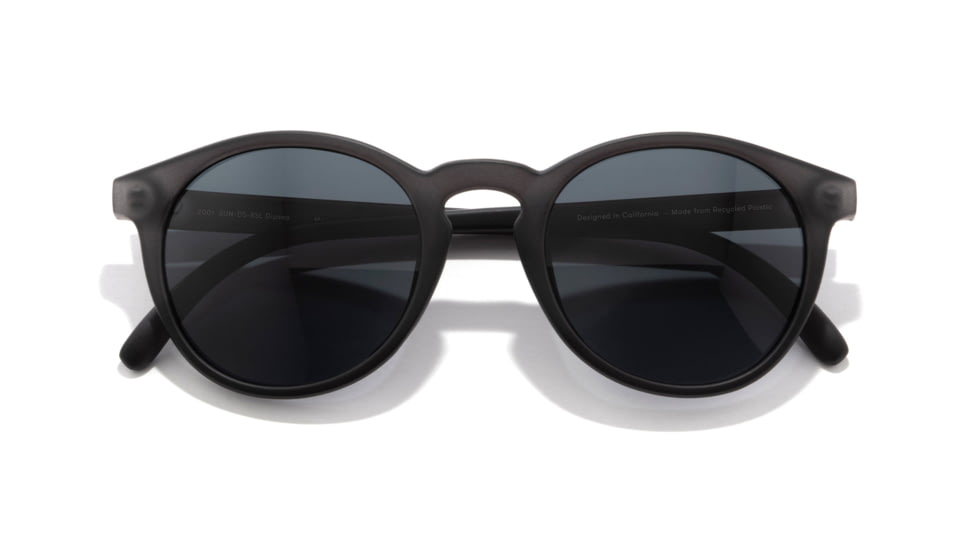 Sunski Dipsea Sunglasses, Black Frame, Slate Lens, SUN-DS-BKS