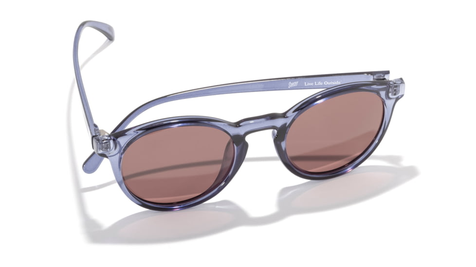 Sunski Dipsea Sunglasses, Dark Sapphire Frame, Ruby Lens, SUN-DS-DSR