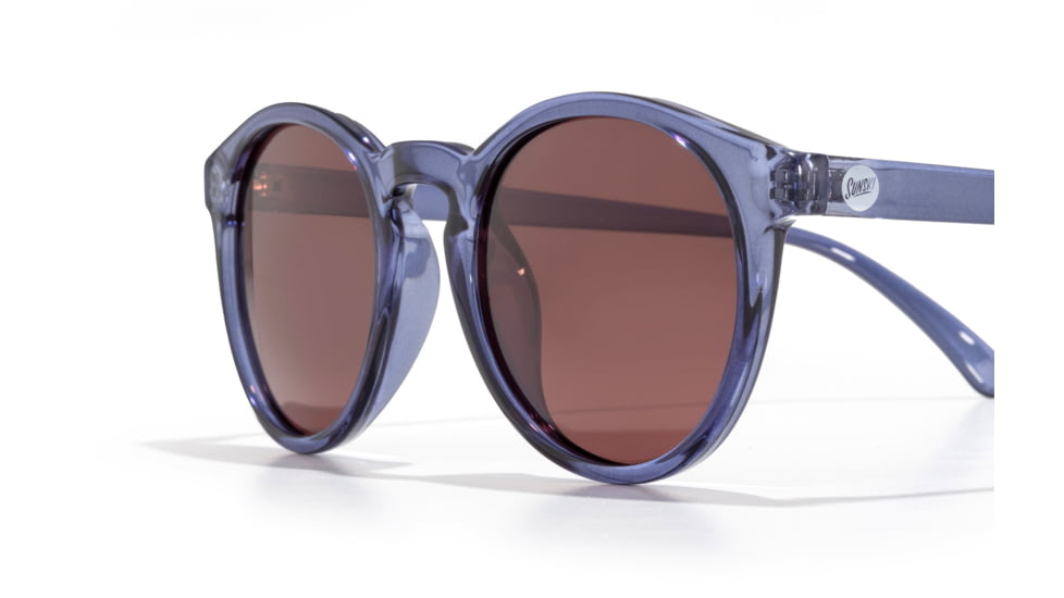 Sunski Dipsea Sunglasses, Dark Sapphire Frame, Ruby Lens, SUN-DS-DSR