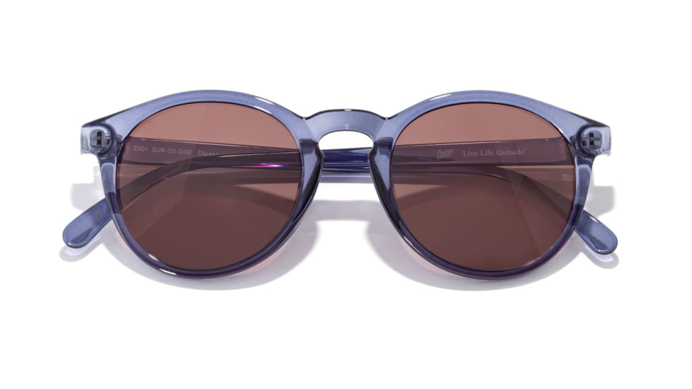 Sunski Dipsea Sunglasses, Dark Sapphire Frame, Ruby Lens, SUN-DS-DSR