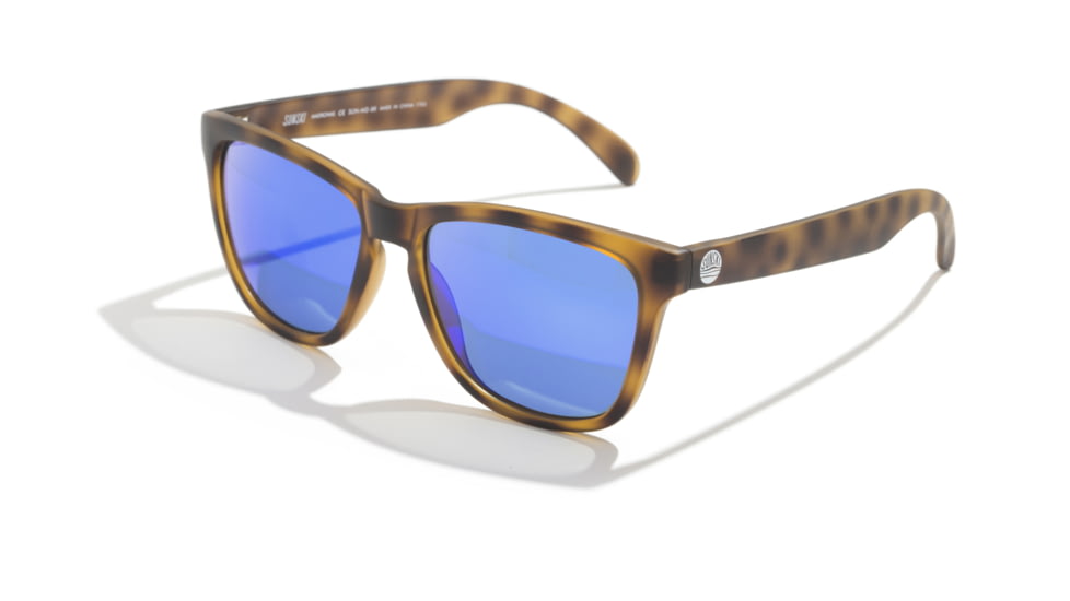 Sunski Madrona Sunglasses, Tortoise Frame, Blue Lens, SUN-MD-BL