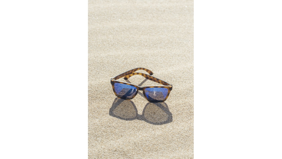 Sunski Madrona Sunglasses, Tortoise Frame, Blue Lens, SUN-MD-BL