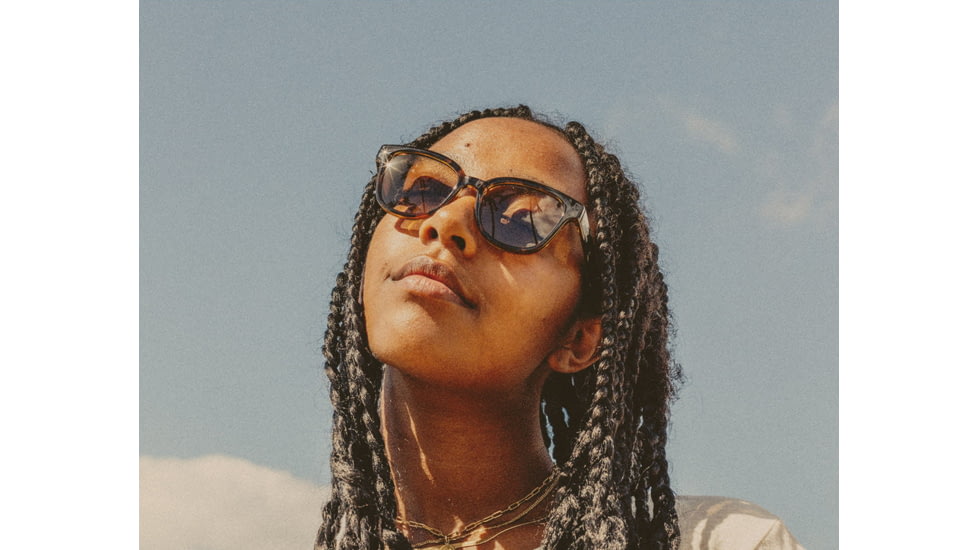 Sunski Miho Sunglasses, Seaweed Frame, Sepia Lens, SUN-MI-SSE