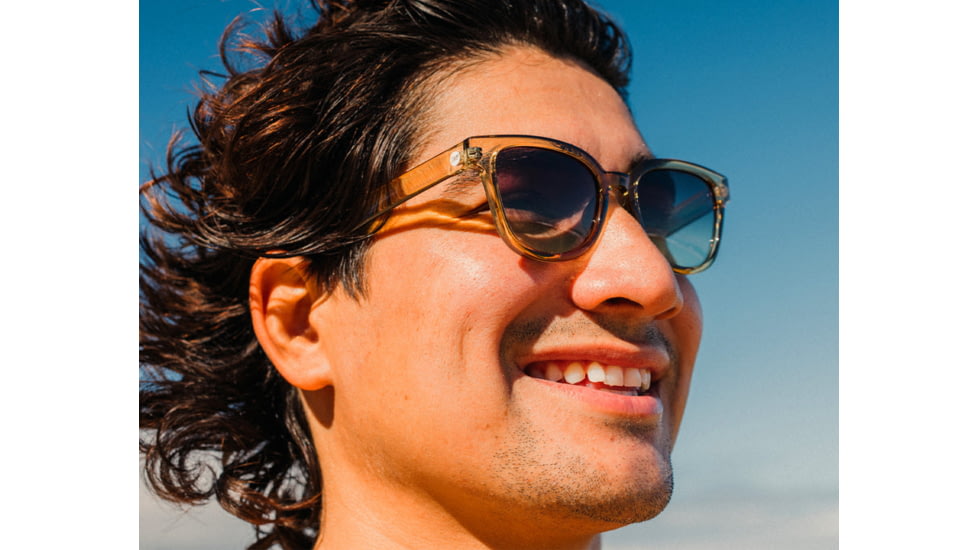 Sunski Miho Sunglasses, Seaweed Frame, Sepia Lens, SUN-MI-SSE