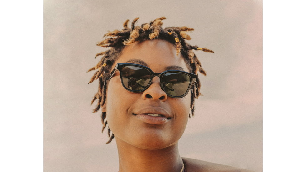 Sunski Miho Sunglasses, Seaweed Frame, Sepia Lens, SUN-MI-SSE