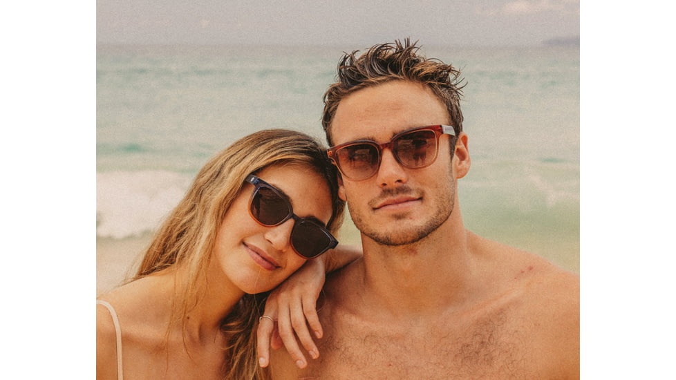 Sunski Miho Sunglasses, Seaweed Frame, Sepia Lens, SUN-MI-SSE