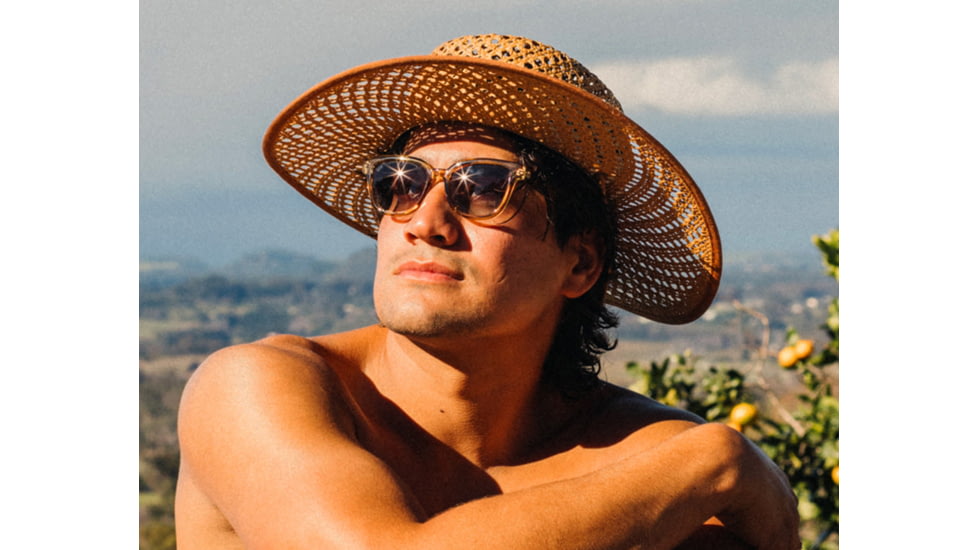 Sunski Miho Sunglasses, Seaweed Frame, Sepia Lens, SUN-MI-SSE