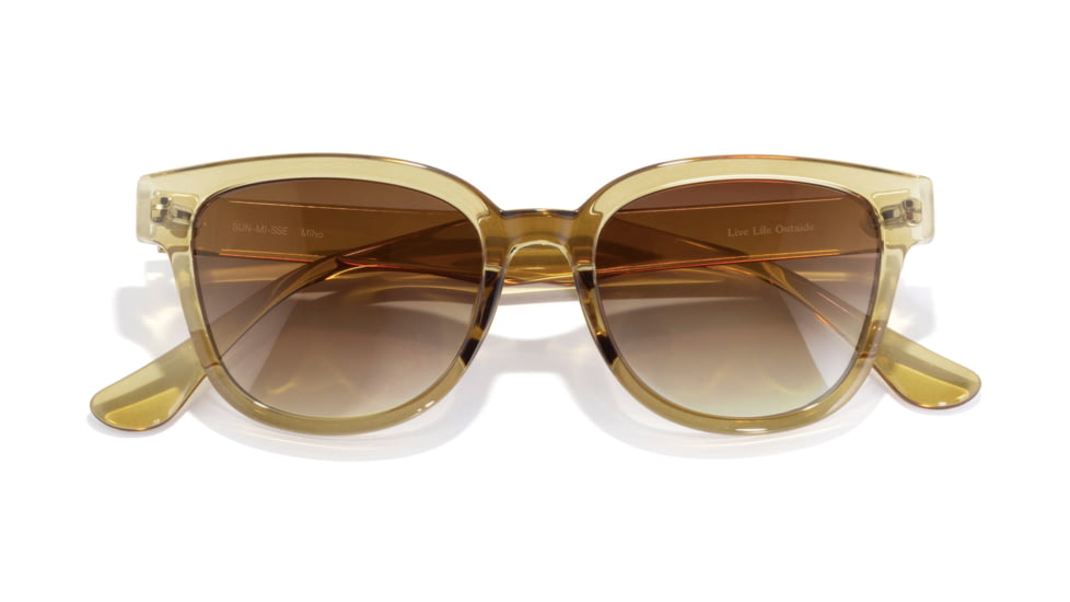 Sunski Miho Sunglasses, Seaweed Frame, Sepia Lens, SUN-MI-SSE