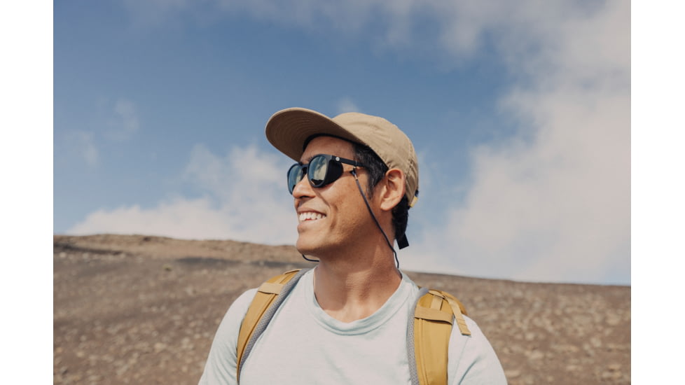 Sunski Tera Sunglasses, Black Frame, Gold Lens, SUN-TE-BKGP