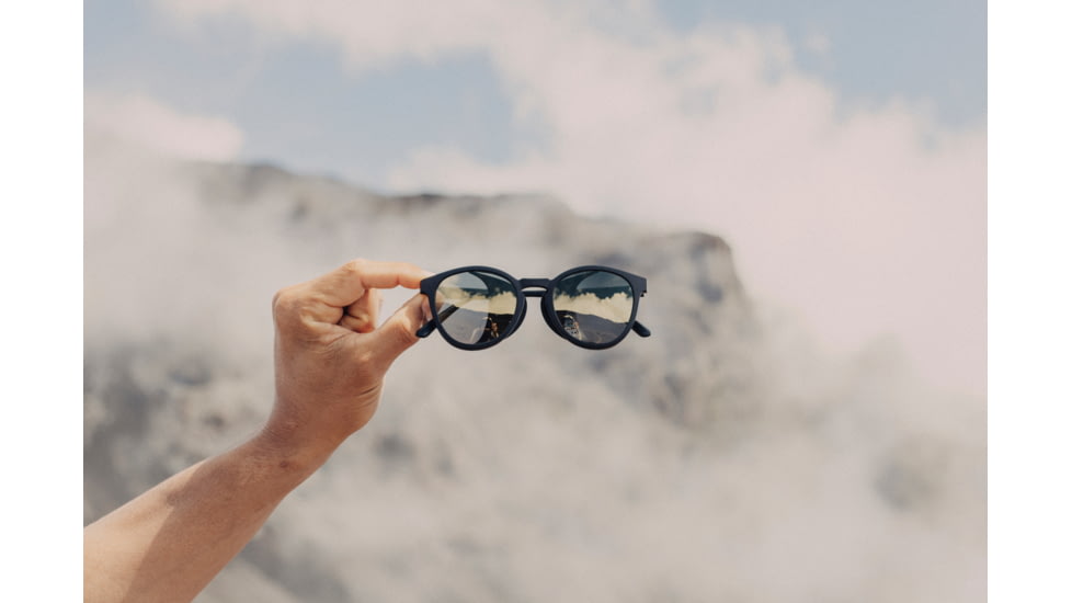 Sunski Tera Sunglasses, Black Frame, Gold Lens, SUN-TE-BKGP