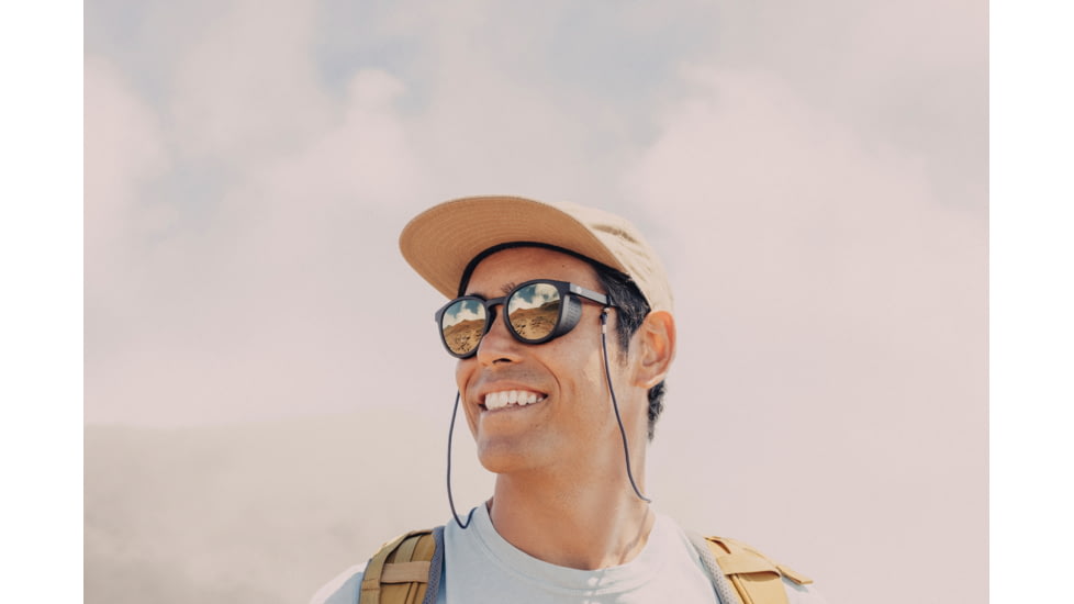 Sunski Tera Sunglasses, Black Frame, Gold Lens, SUN-TE-BKGP