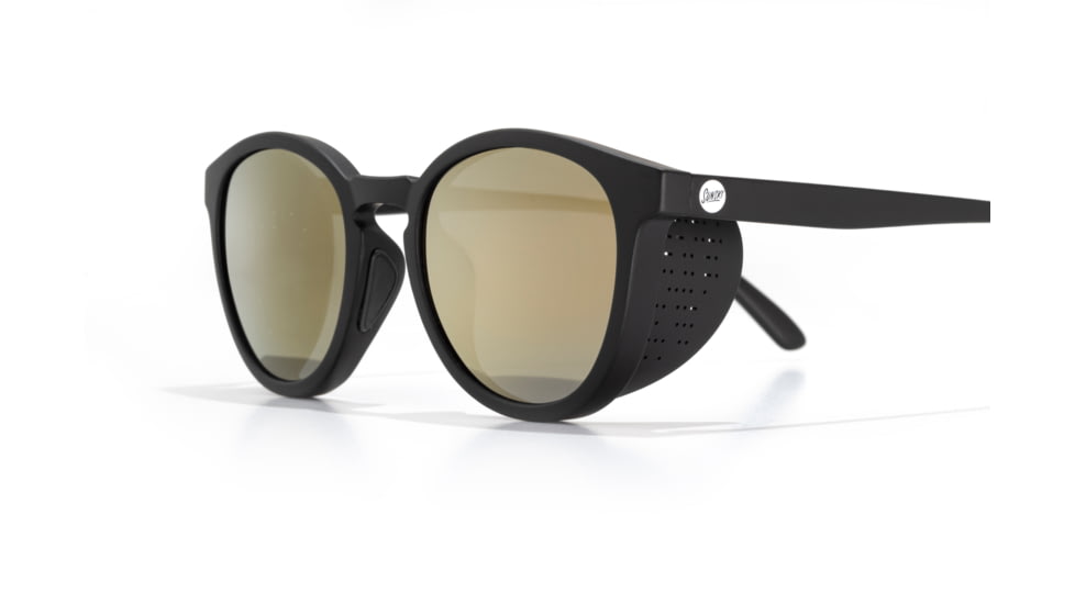 Sunski Tera Sunglasses, Black Frame, Gold Lens, SUN-TE-BKGP