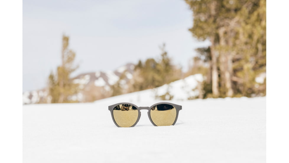 Sunski Tera Sunglasses, Black Frame, Gold Lens, SUN-TE-BKGP