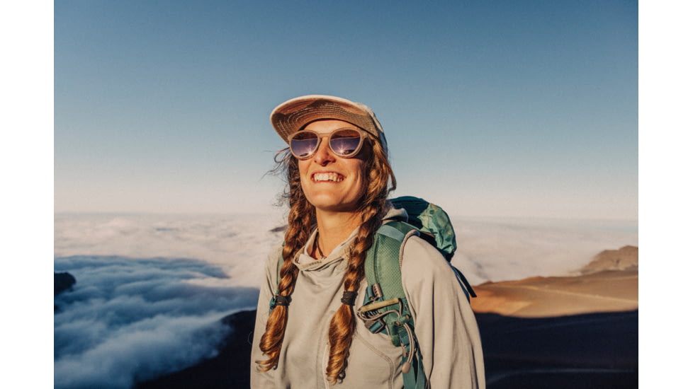 Sunski Tera Sunglasses, Stone Frame, Alpenglow Lens, SUN-TE-SALP