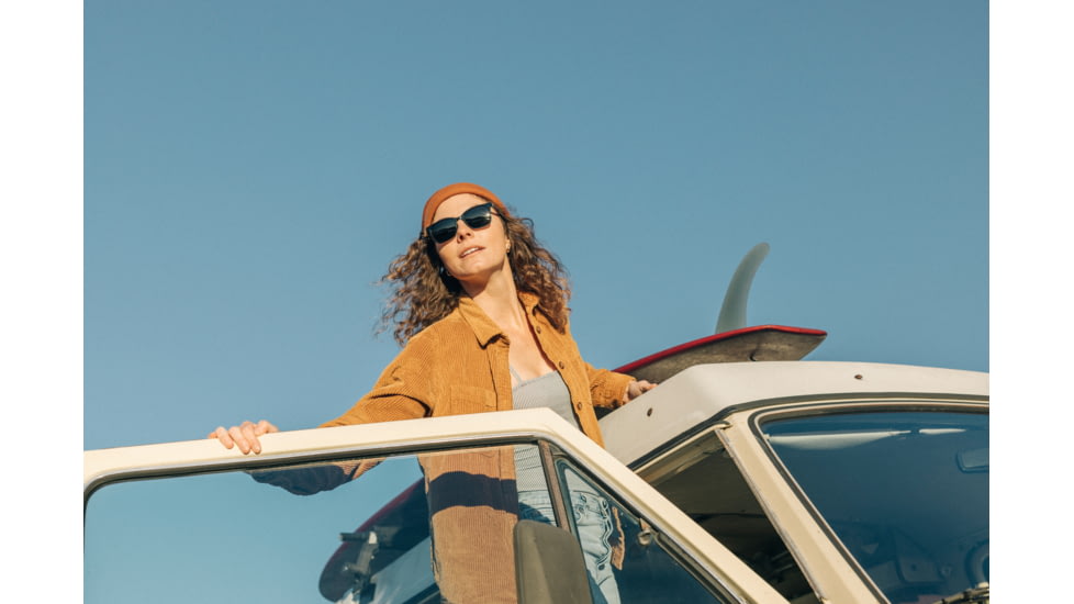 Sunski Ventana Sunglasses, Black Frame, Forest Lens, SUN-VE-BFO