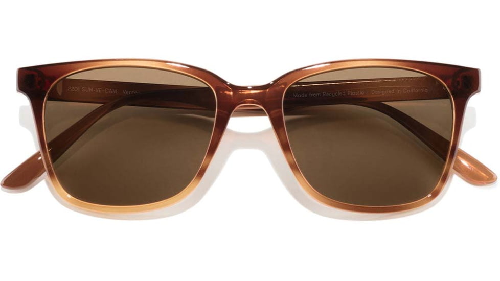 Sunski Ventana Sunglasses, Caramel Frame, Amber Lens, SUN-VE-CAM