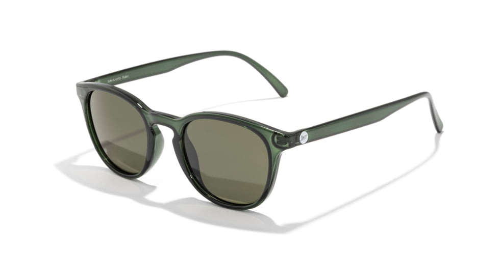 Sunski Yuba Sunglasses, Deep Green Frame, Forest Lens, SUN-YU-DGF