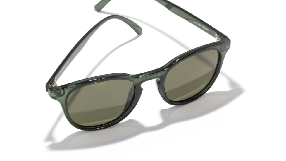 Sunski Yuba Sunglasses, Deep Green Frame, Forest Lens, SUN-YU-DGF