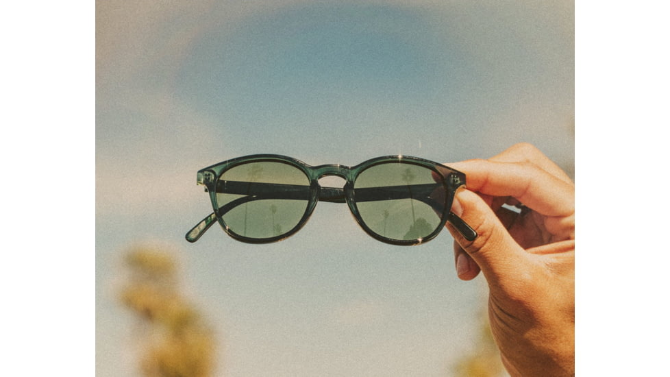 Sunski Yuba Sunglasses, Deep Green Frame, Forest Lens, SUN-YU-DGF