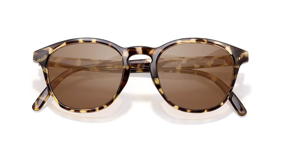 Sunski Yuba Sunglasses, Tortoise Frame, Amber Lens, SUN-YU-TAM