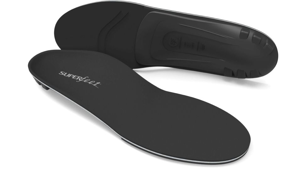 Superfeet Black DMP Premium Insoles-Black-E (M 9.5-11)