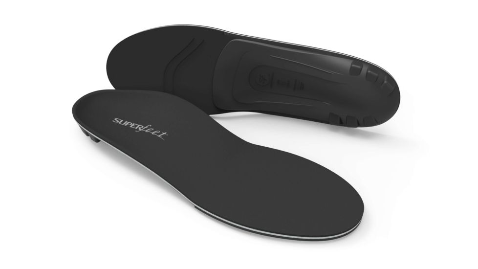 Superfeet Black DMP Premium Insoles-Black-C (M 5.5-7)