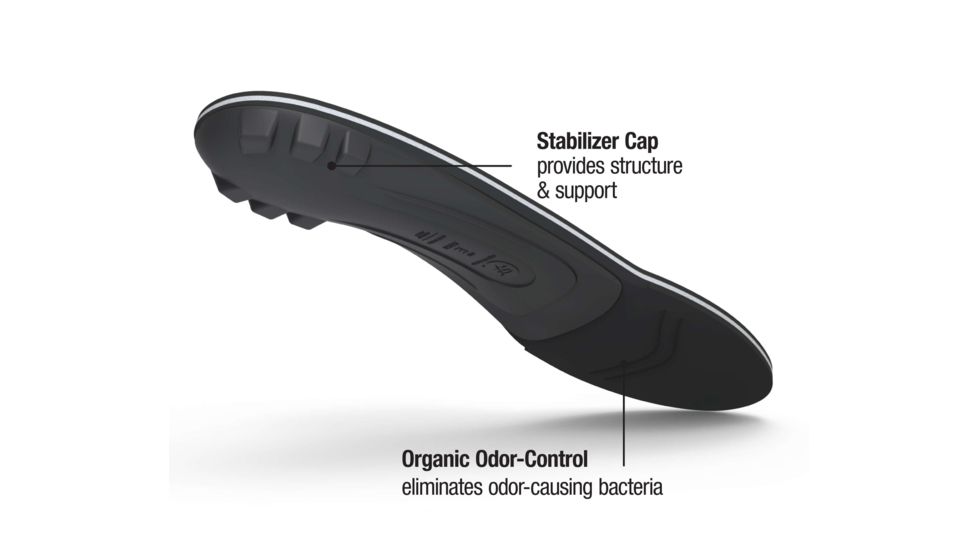 Superfeet Black DMP Premium Insoles-Black-C (M 5.5-7)