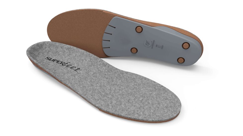 Superfeet Merino Grey Premium Insoles-Merino Grey-C (M 5.5-7)