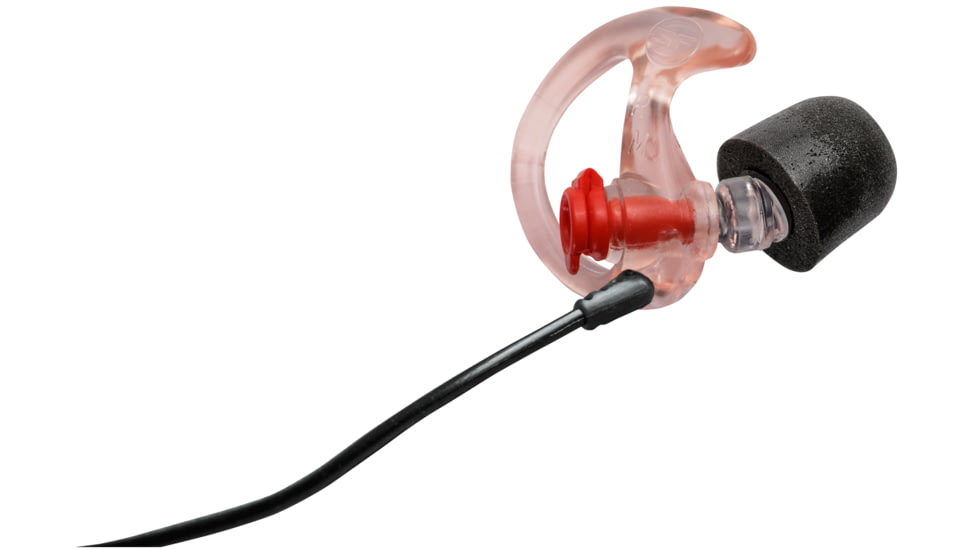 SureFire Comply Foam Tipped, Filtered Earplugs, Medium, 1 Pair, Clear EP7-MPR