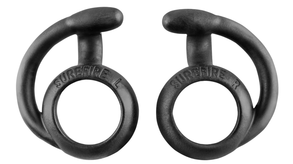 SureFire EARLOCKS for Circular Earphones, Black ELU1-BK-MPR