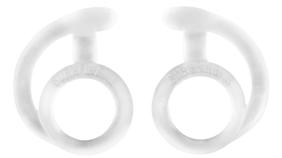SureFire EARLOCKS for Circular Earphones, Clear ELU1-CLR-MPR