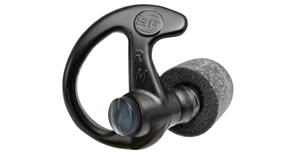 SureFire EP10 Sonic Defenders Ultra Max Full-Block Foam-Tipped Earplugs - 1 Pair, Black, Small EP10-BK-SPR