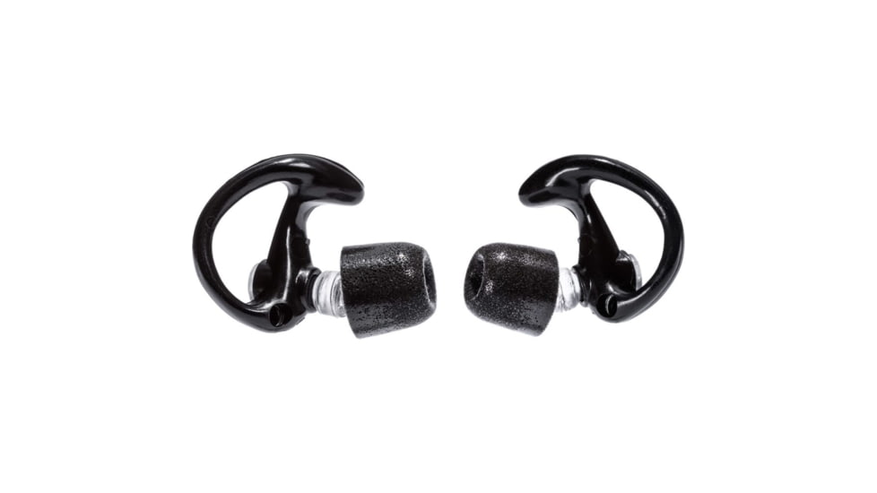 SureFire EP10 Sonic Defenders Ultra Max Full-Block Foam-Tipped Earplugs - 1 Pair, Black, Small EP10-BK-SPR