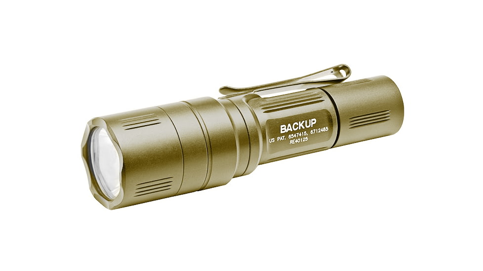 SureFire Fl, EB1C Backup, Led Assembly, Dual Stage 200 / 5 Lu, Click Switch, Tan EB1C-B-TN