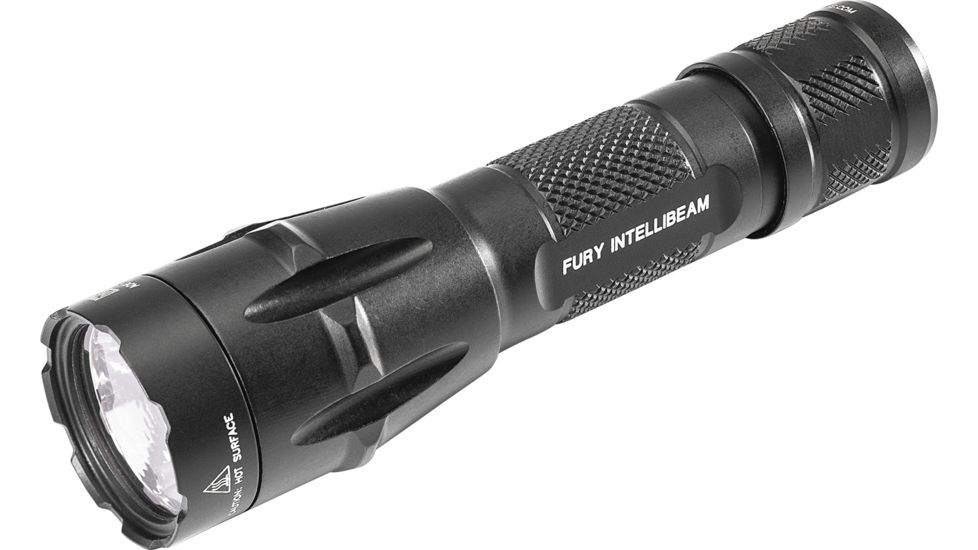 SureFire Fury Fuel LED Flashlight, 15-1,100 Lumens, Black, FURY-IB-DF