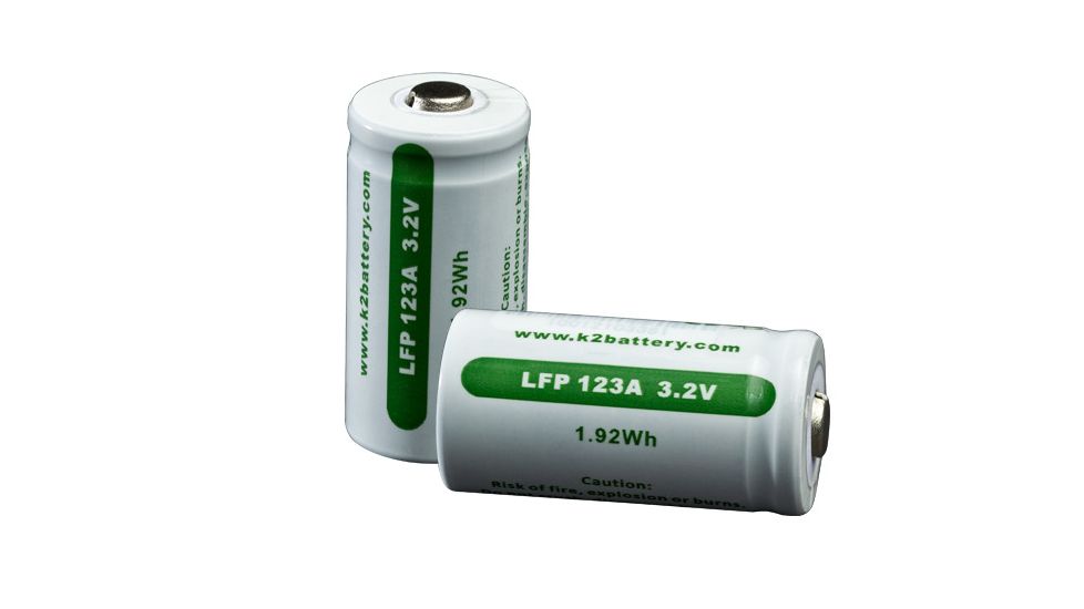 SureFire LFP 123A Rechargeable Batteries,Pack of 2,Carded SF2R-CB