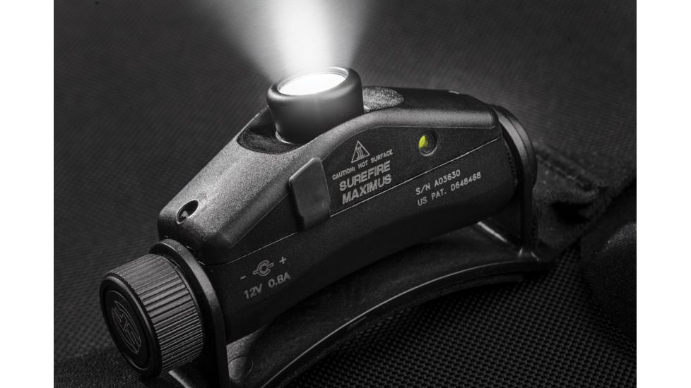 Surefire Maximus 1000 Lumens Rechargeable LED Headlamp, Black HS3-A-BK