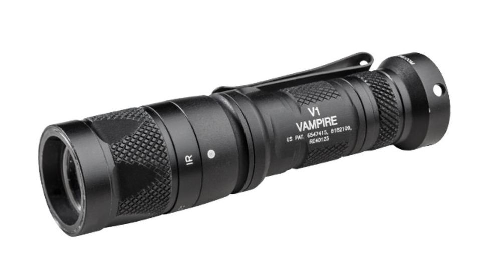 SureFire V1 Vampire Dual-Output LED &quot; White and IR Output, 250 Lumens V1-B-BK