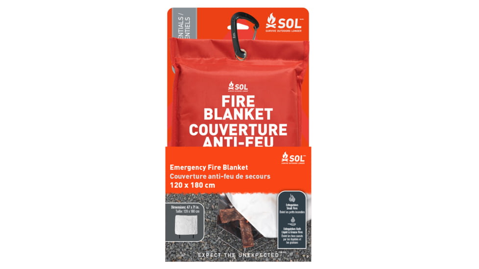 Survive Outdoors Longer Emergency Fire Blanket, 0140-1151