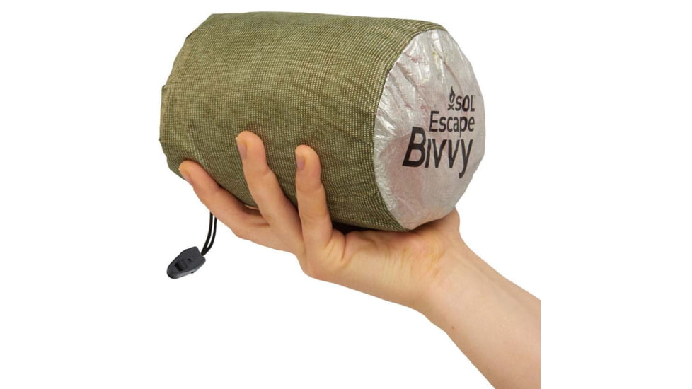Survive Outdoors Longer Escape Bivvy With Hood, Green, 0140-1236