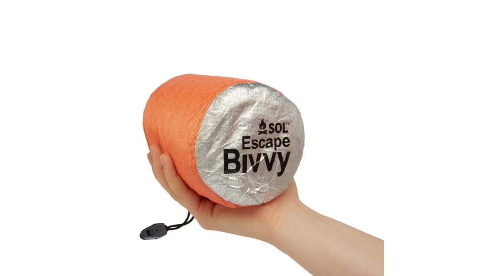 Survive Outdoors Longer Escape Bivvy With Hood, Orange, 0140-1235