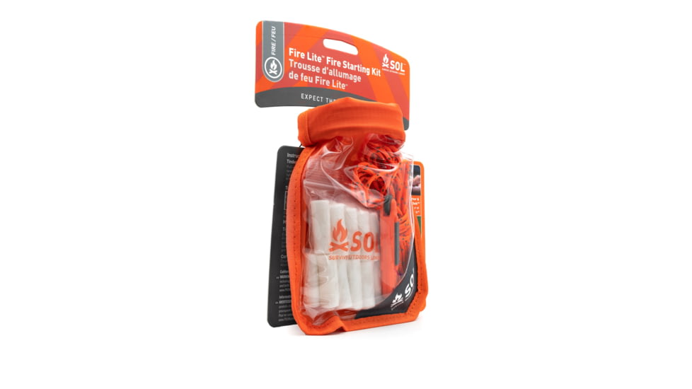 Survive Outdoors Longer Fire Lite Kit in Dry Bag, 0140-1234