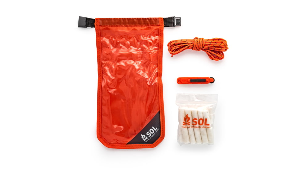 Survive Outdoors Longer Fire Lite Kit in Dry Bag, 0140-1234