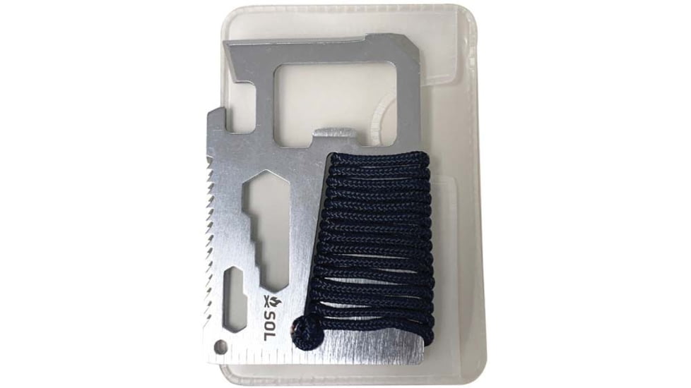 Survive Outdoors Longer PackIt Card Tool, Silver, 0140-0004