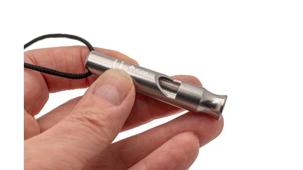 Survive Outdoors Longer Rescue Metal Whistle, 2 Pack, 0140-0014