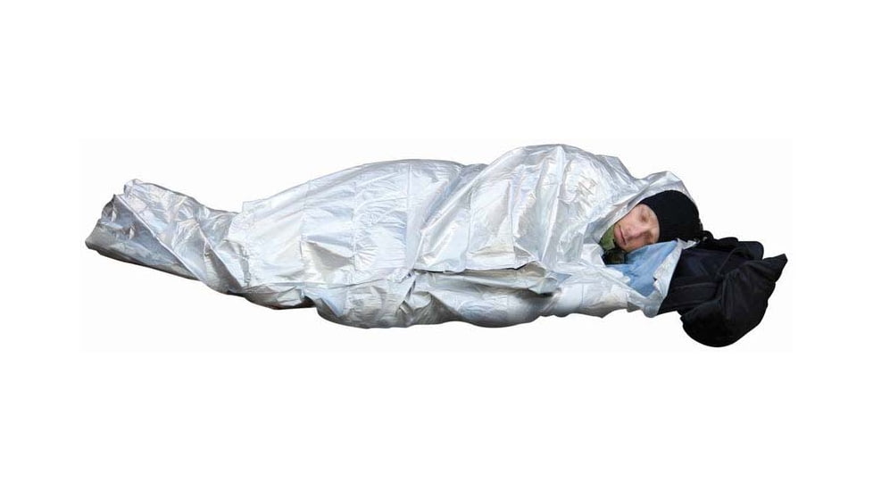 Survive Outdoors Longer Thermal Bivvy w/ Rescue Whistle, Orange, 0140-1221